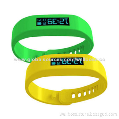 Smart Bluetooth Bracelets, 0.91" OLED, Bluetooth 4.0, BT Sync to Mobile, Pedometer, Sleep Monitoring